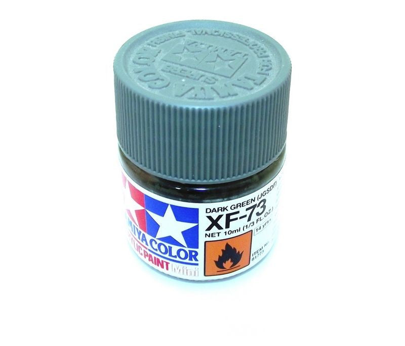 XF-73   TAMIYA ACRYLIC PAINT FLAT DARK GREEN/JGSDF