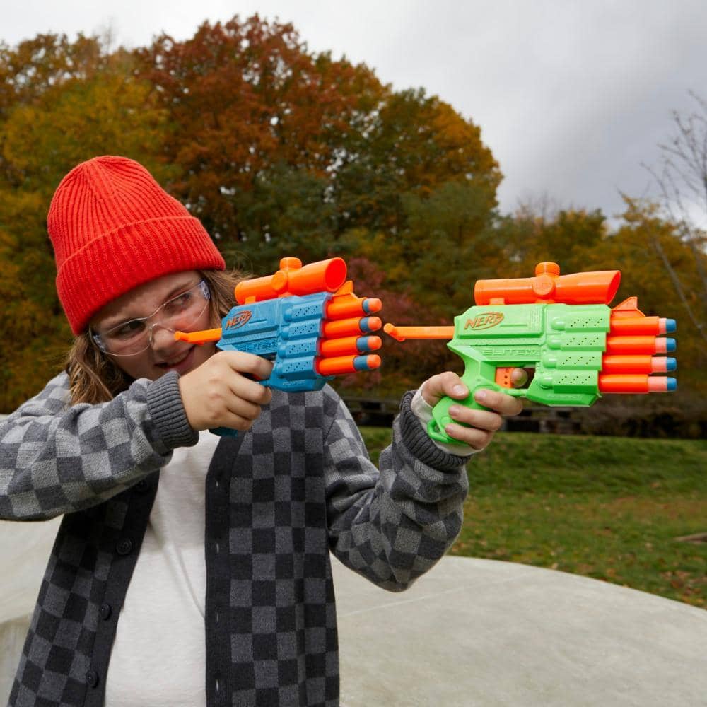 Nerf - Elite 2.0 Face Off Target Set Includes 2 Toy Foam Dart Blasters & Target & 12 Nerf Elite Darts