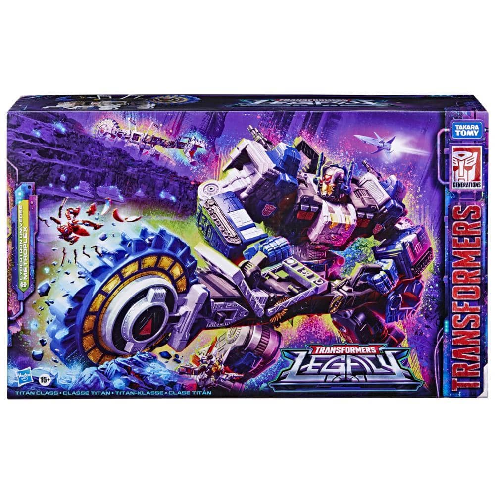 Transformers - Generations Legacy Series Titan Cybertron Universe Metroplex Action Figure Hasbro