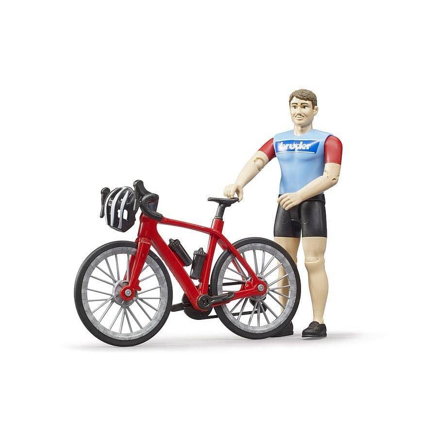 Bruder - Racing Bicycle With Cyclist - Bruder Bworld