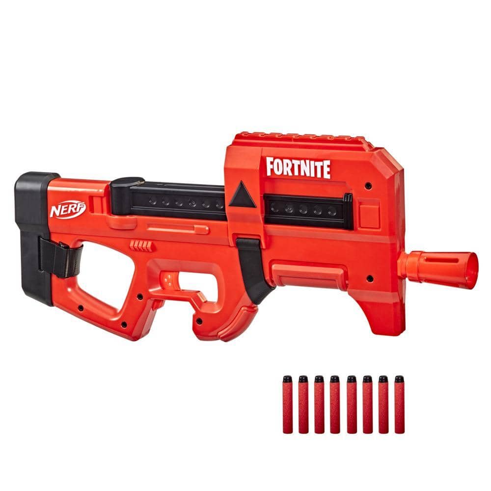 Nerf - Fortnite Compact Smg Motorized Dart Blaster Ultra Red Wrap 8-dart Internal Clip Includes 8 Nerf Elite Foam Darts Hasbro