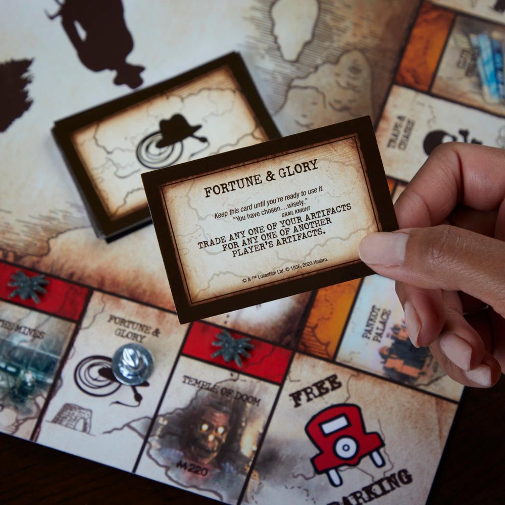Monopoly - Indiana Jones Board Game For 2-6 Players Hasbro