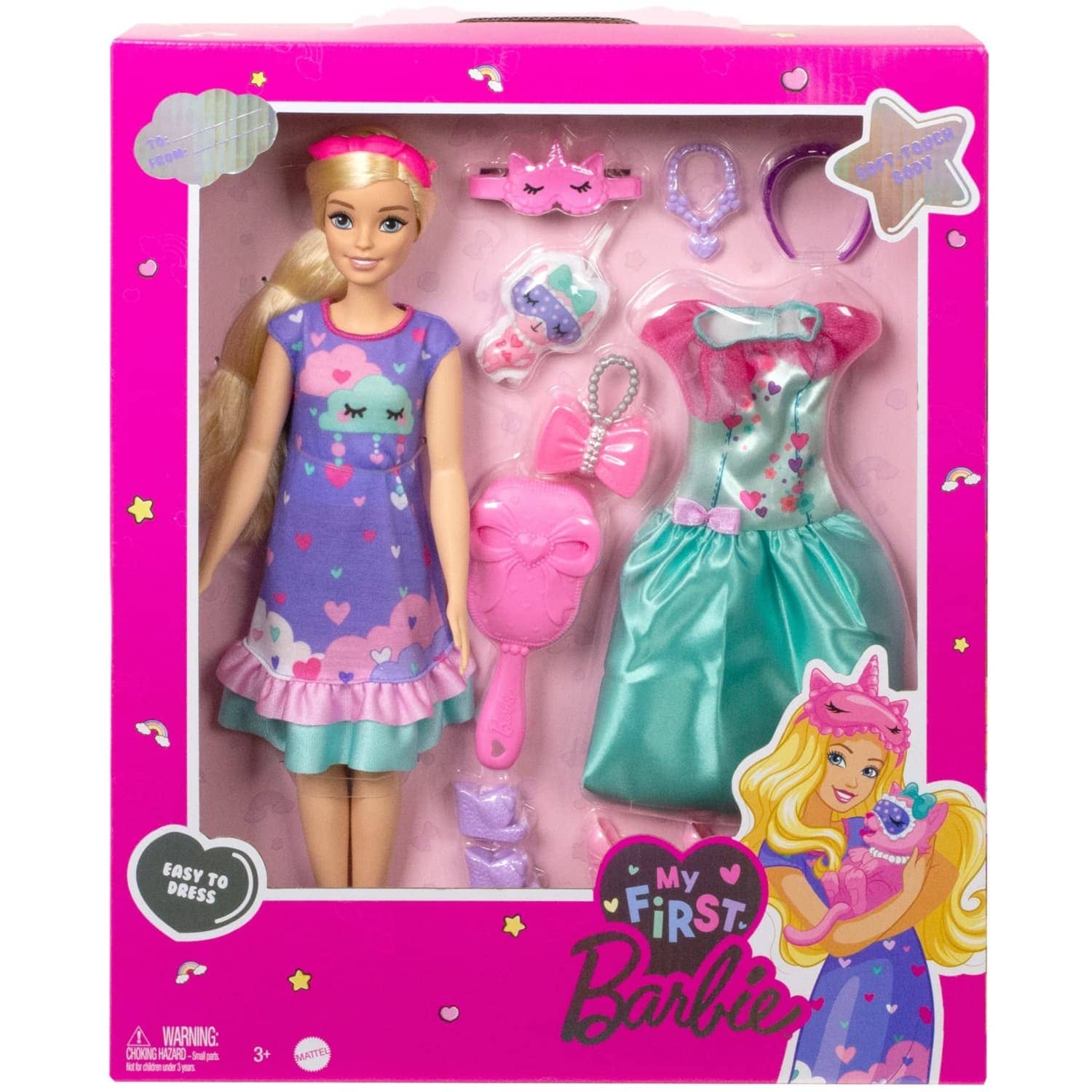 Barbie - Doll For Preschoolers My First Barbie Deluxe Blonde