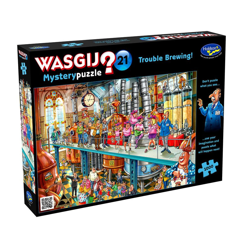 Wasgij? - Mystery 21 Trouble Brewin Jigsaw Puzzle 1000 Pieces