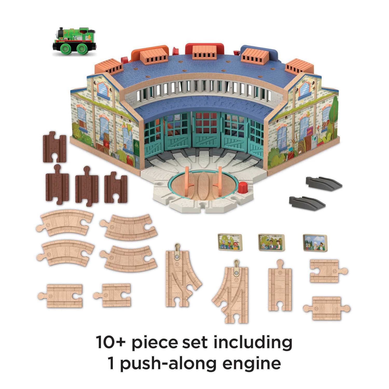 Thomas & Friends - Wooden Railway Tidmouth Sheds Starter Train Set