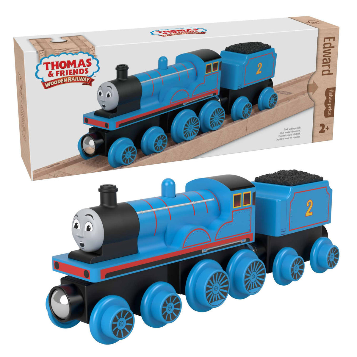 Thomas & Friends - Wooden Railway Edward Engine And Coal Car