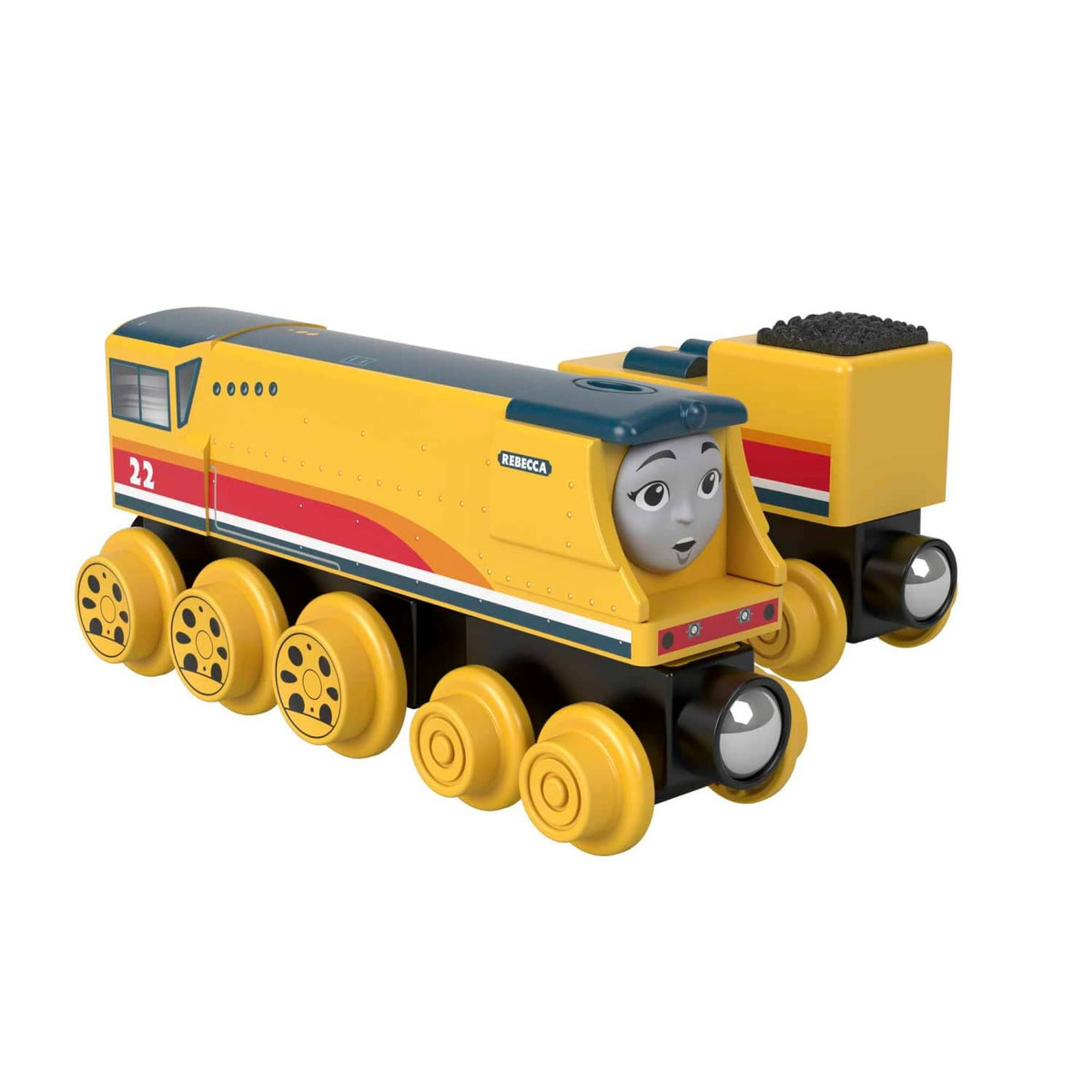 Thomas & Friends - Wooden Railway Rebecca Train Engine And Coal Car