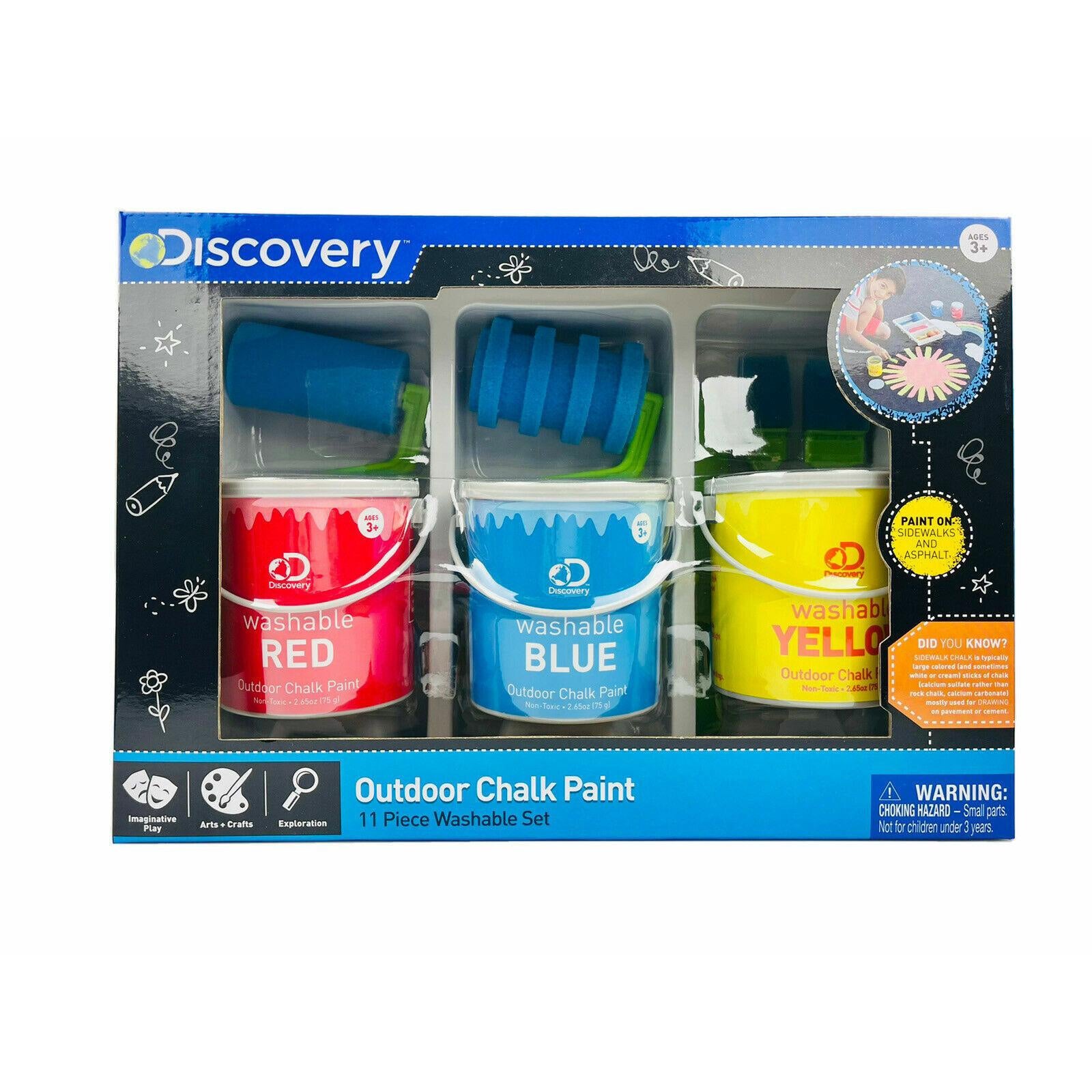 Discovery - Kids - Outdoor Chalk Paint Set Washable