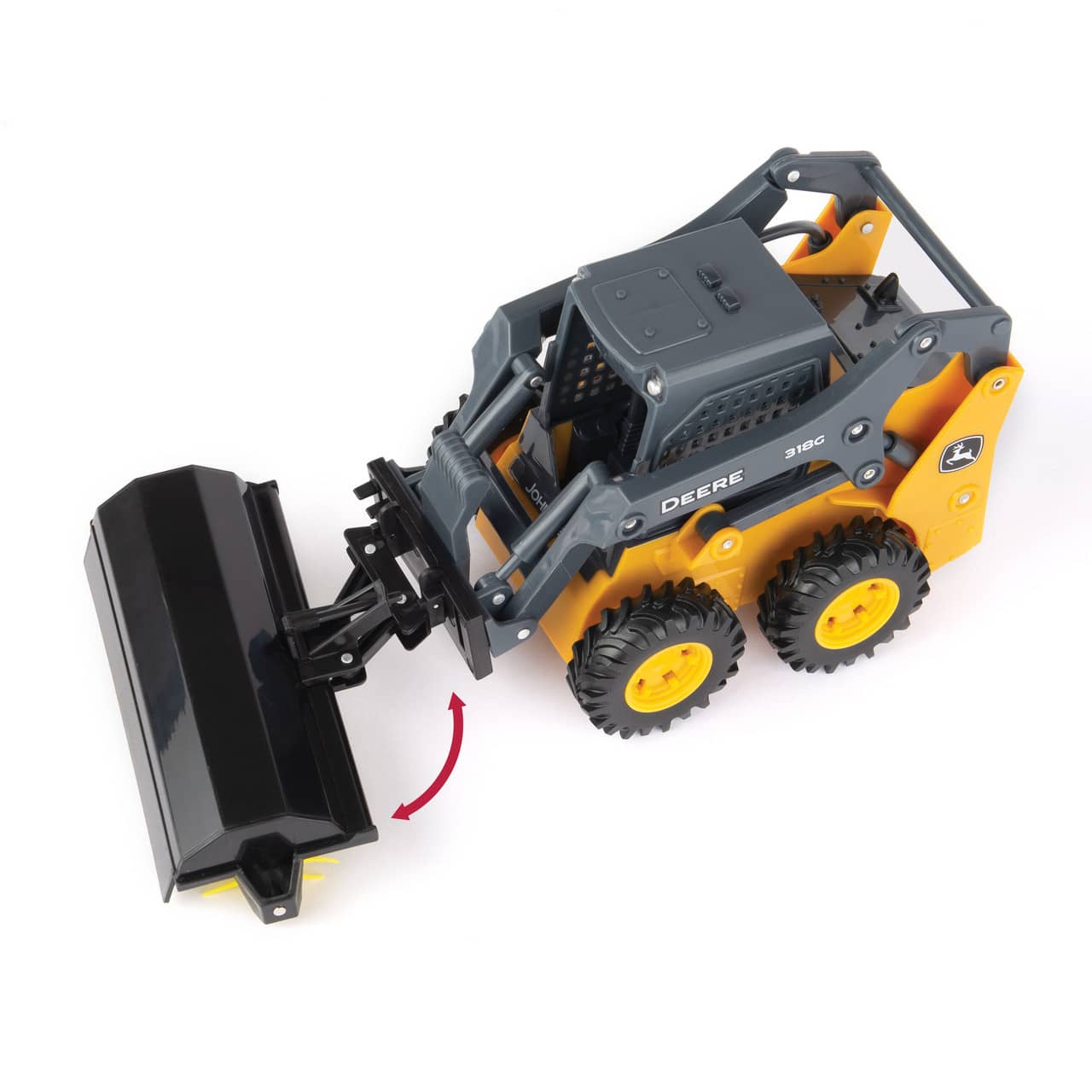 John Deere - Skid Loader Set Big Farm 318g 1:16