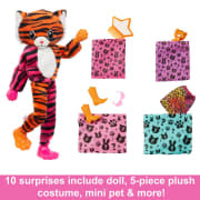 Barbie - Cutie Reveal Chelsea Doll And Accessories Jungle Series Tiger-themed Small Doll Set