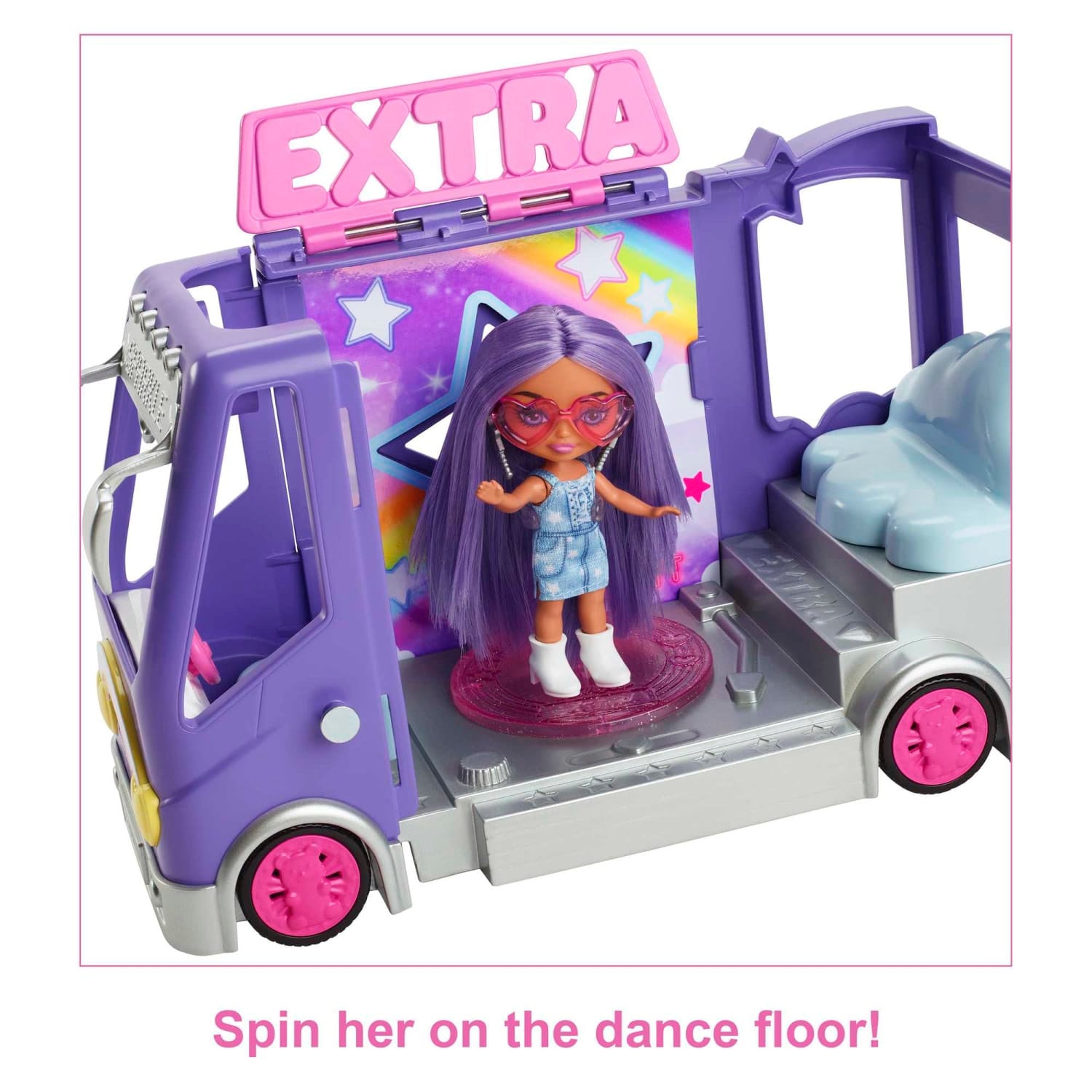 Barbie - Extra Mini Minis Tour Bus Playset With Doll Expandable Vehicle Clothes And Accessories