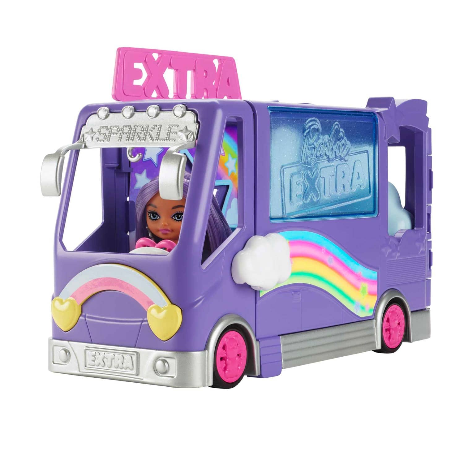 Barbie - Extra Mini Minis Tour Bus Playset With Doll Expandable Vehicle Clothes And Accessories