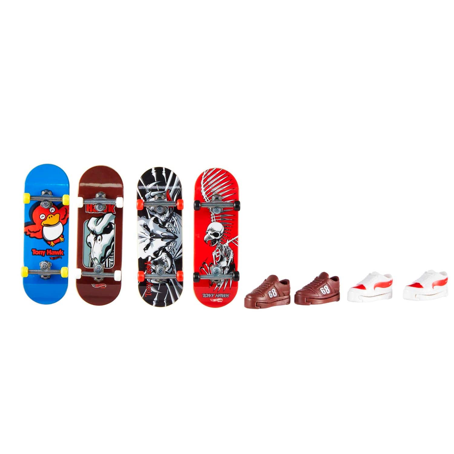 Hot Wheels - Skate Fingerboards & Skate Shoes Multipack Toy For Kids (styles May Vary)